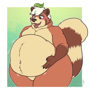 Feeling that Tanuki Size (Flat Color)